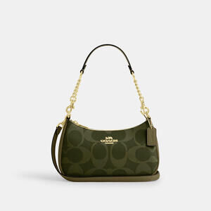 ❌❌SOLD❌❌ Coach Outlet Teri Shoulder Bag In Signature Canvas